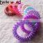Assorted colors rubber telephone line hair elastic