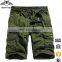 Summer Men New Style Custom Cotton Army Green Cargo Shorts