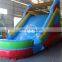 adult & kids challenge course obstacle inflatable with water pool for rental