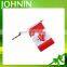 wholesale promotional custom size plastic sticker polyester fabric Canada hand shaking flag