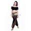 BestDance Belly dance tap dance costume Danse Du Ventre Costume set trousers + Beads Bells bra