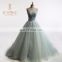 Strapless Sexy Corset Ball Gown Mint Green Prom Dresses Long Princess Off the Shoulder 2016