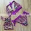 Triangle Side-Tie Crochet-Knit Two Piece Bikini