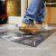 Blue kitchen cleaning plastic Sticky Floor Mat used in house