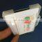 two sides insert horizontal pp material plastic id badge card holder