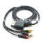 HD TV Component Composite Audio Video AV RCA Cable Cord for Microsoft Xbox 360