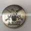 zinc alloy die casting custom medal antique silver/antique nickel sports coin