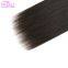 Brazilian Human hair Bundles Straight human hair weaving 16 18 20 inch remy Unprocessed Virgin human hair Natural Black