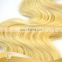 Golden American Sales Quality Hair in body wave Virgin Russian Naturall Human Hair 613# virgin hair wholesale