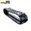Customized Link Kubota Excavator Tracks / Rubber Crawler Tracks DC105 575*93*58