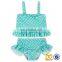 Cute Baby Mermaid Ruffle Tankini Bathing Suits Girl Bikini Swimwear