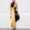 Elegant Patchwork Hit Color Jumpsuit Female Halter Sleeveless High Waist Tunic Women