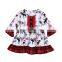 Christmas Dresses baby girl christmas dress girls christmas tree deer print dress children girls cute boutique dress