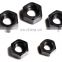 black surface A-194 2H heavy nut hex nut to match bolts and screws