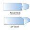 Factory price rectangle tempered glass dining  table top polished edge for factory price