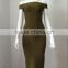 2016 women sey dress olive off the shoulder sey bodycon bandage dresses party dress wholesale dropshipping one piece