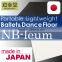 Anti-reflection Modern Dance and Ballet School Vinyl Floor with Optimum Slip Resistance made in Japan