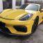For 2016-up 718 converted GT4 bodykits front bumper side vent rear diffuser rear wing spoiler