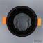 Anti Glare Black Round Recessed Led Spotlight Frames