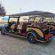 Four row 8-11 seat electric sightseeing vintage car, golf cart