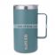 Eco-friendly camping 18oz coffee beer mug with custom lid
