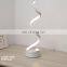 Modern LED Eye Protection Desk Lamp 24W Snake Shape Metal Dimming Table Light