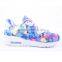 Colorful upper design good fashion air sport shoes women lace up running sport shoes