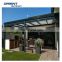 predesigned exclusive line of luxury aluminum pergolas and shade structures with pricing information