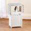 Folding wooden ironing board storage cabinet with clothes door rack wall mounted KD structure