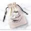PandaSew 8*10 cm Custom Jewelry Recycled Drawstring Cotton Pouch Gift Packaging Bag