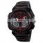 SKMEI 1270 analog digital sports watch waterproof alarm cheap black watch men fashion