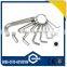 10pcs T-handle hex key set