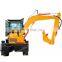 Mini small tractor backhoes loader high capacity excavating loader for sale
