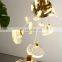 Gold And Bubble Hanging LED Long Indoor Lighting Pendant Chandelier LED Light