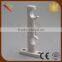 Wall install curtain pole double bracket with surface wooden plated
