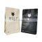Custom 250g Plastic Small Zipper Stand Up Laminated Foil Coffee Packing Pouch Bags With Valve Flat Bottom