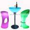 coffee shop hotel led bar furniture cocktail tables and chairs  glowing party chairs combination sofa rechargeable led furniture