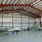 Low cost long span steel arch hangar