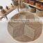 Hot Sale Vintage Boho Seagrass Rug Rustic Style Natural Brown Straw Floor Mat Carpet Vietnam Manufacturer
