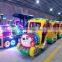 Family Kids Mini Funny Electric Shopping Mall Park AmusemenTrain Battery Trackless Train For Sale