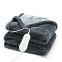 Washable Electric Blanket/ Ultra Large Electric Blanket/ Winter Dark Grey Electric Blanket/
