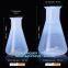 50ml 100ml 250ml 500ml 1000ml Laboratory Narrow Neck Plastic Erlenmeyer Flask, Narrow Neck Flask Erlenmeyer Flask with lid