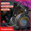 Hot selling FV-G95 wired headset earphone cool glow gaming stereo hi-fi bass headphone