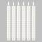 Remote Control White Spiral Twisted Led Flameless Taper Candles with Wax