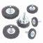 Wire brush,1/4-inch round handlehexagonal handle, made of carbon steel, for rust removal and polishing - a durable and efficient tool