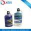 flat aluminum sport water bottle with carabiner