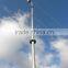 20M 25KN GR 65 Transmission Poles windproof 30m / S With Cross Arm Painting