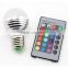 E27 3W RGB LED Magic Bulb Lamp + 24Key IR Remote Control Colors Change