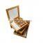 Promotional elegant natural color packaging wooden box for sale