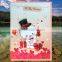Full color printing creative handmade birthday greeting cards with hot foil